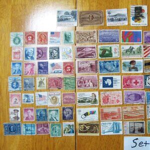 COPY - Lot Of 100 Assorted U.S. Stamps mostly from 1950 through 1981